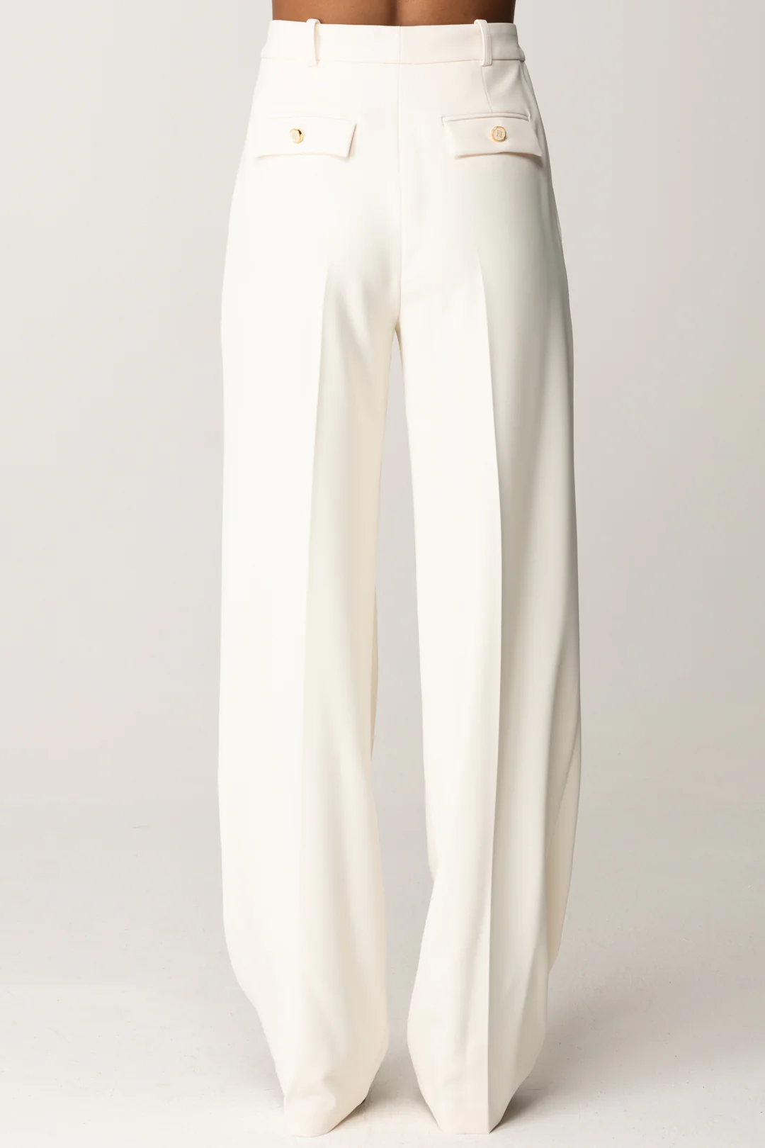 Pantaloni In Crepe Leggero con Pinces - Image 5