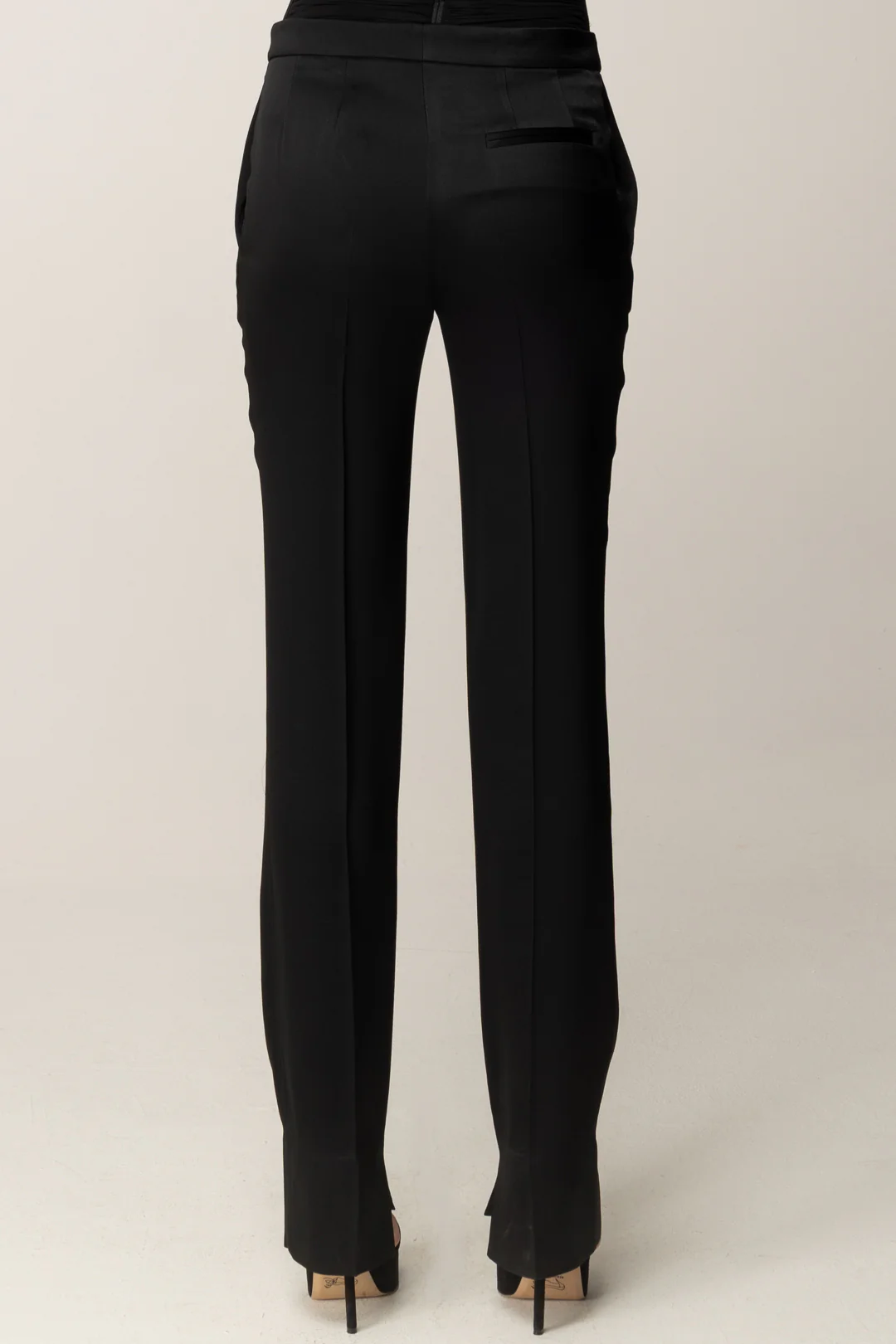 Pantaloni In Raso con Spacchetti - Image 5