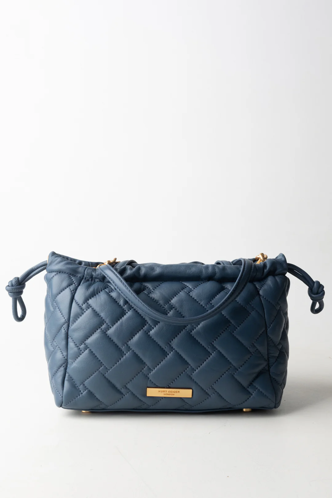 Borsa Tote String Piccola In Pelle Liscia - Image 4